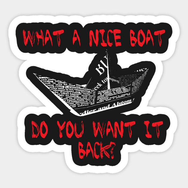 it Sticker by horrorshirt